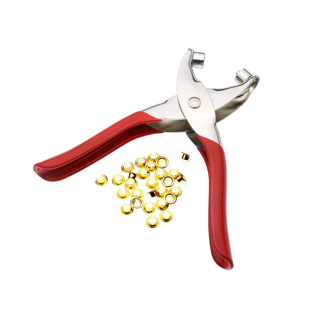 Random Delivery Setting Rivets Pliers Tool + 100pcs Eyelets Grommets for Shoes Bags Leather Belt
Random Delivery Setting Rivets Pliers Tool + 100pcs Eyelets Grommets for Shoes Bags Leather Belt
