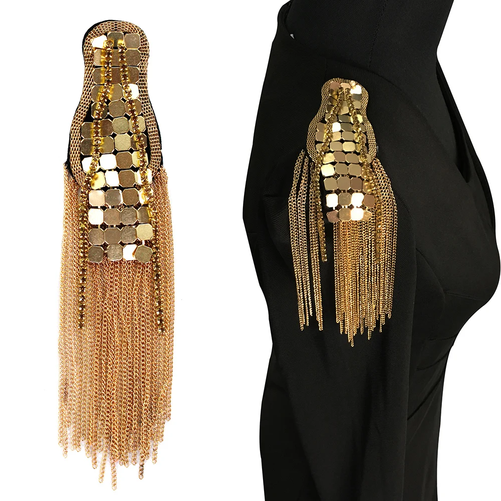 Tassel Patches for Clothing Shoulder Brooch Epaulet Bag Beaded Sewing on Chain Applique DIY Craft 2pc TH1730
Tassel Patches for Clothing Shoulder Brooch Epaulet Bag Beaded Sewing on Chain Applique DIY Craft 2pc TH1730