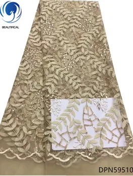 BEAUTIFICAL Lace fabrics New arrival 3d Laser Cutting lace fabric with sequins embroidery african tulle mesh lace fabric DPN595
BEAUTIFICAL Lace fabrics New arrival 3d Laser Cutting lace fabric with sequins embroidery african tulle mesh lace fabric DPN595