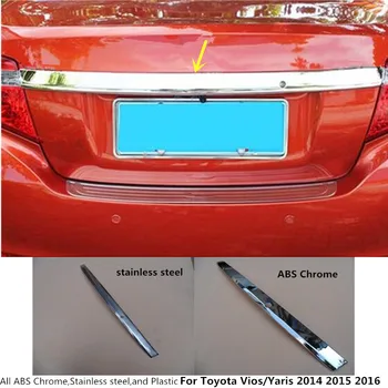 Car Stainless Steel/ABS Chrome Rear License Plate Door Upper Tailgate Plate Trim Lamp For Toyota Vios/Yaris/Sedan 2014 2015 2016
Car Stainless Steel/ABS Chrome Rear License Plate Door Upper Tailgate Plate Trim Lamp For Toyota Vios/Yaris/Sedan 2014 2015 2016