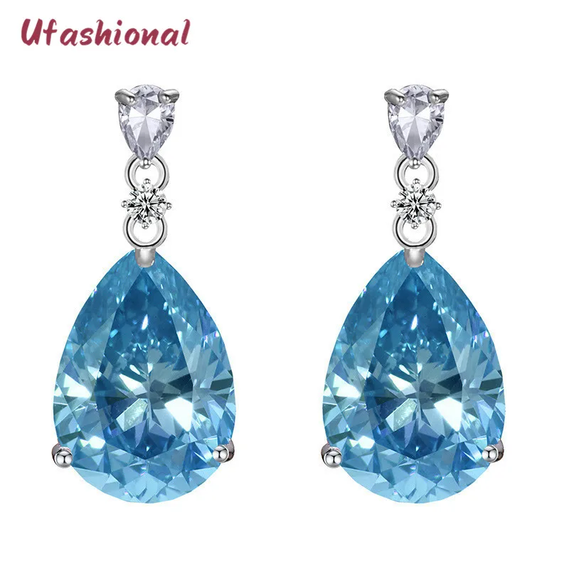 Blue Zircon Earring Clothing Accessories Korean Version Exquisite Fashion Personality Atmosphere Popular Temperament Ear Jewelry
Blue Zircon Earring Clothing Accessories Korean Version Exquisite Fashion Personality Atmosphere Popular Temperament Ear Jewelry