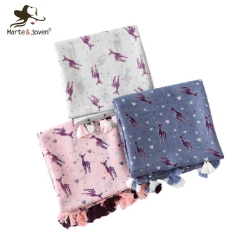 Marte&Joven Fashion Elk Print Women Winter Scarf with Tassel Elegant Love Print Warm Scarves Wrap Shawl for Ladies
Marte&Joven Fashion Elk Print Women Winter Scarf with Tassel Elegant Love Print Warm Scarves Wrap Shawl for Ladies