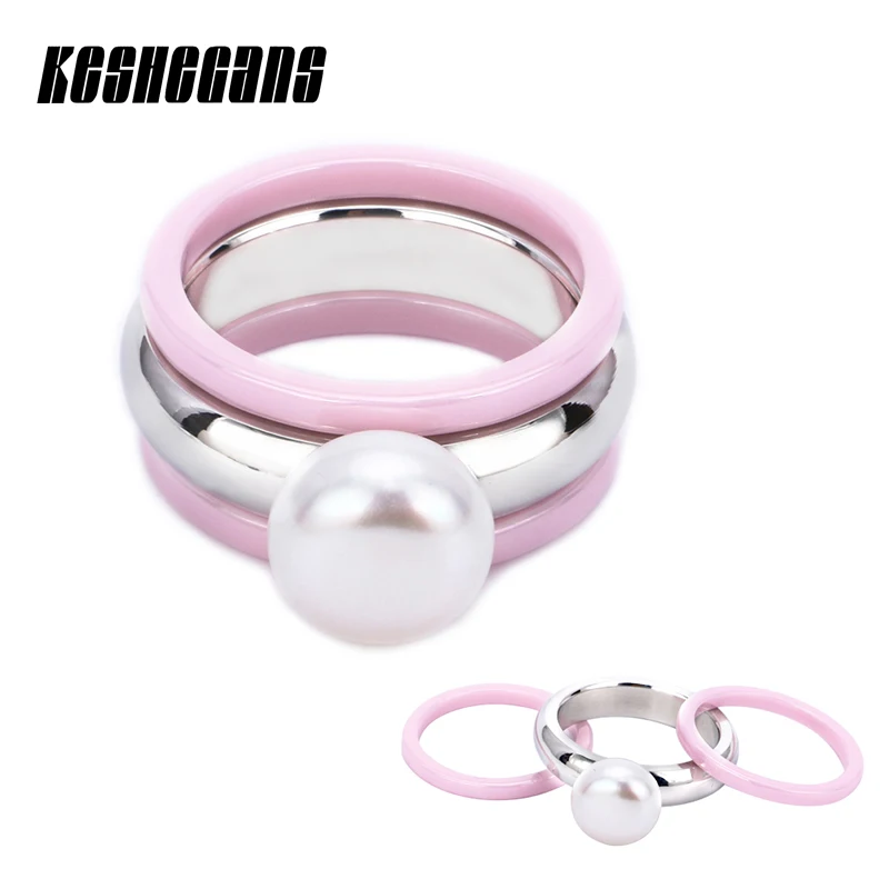 Elegant Split 3pcs/Set Big Simulated Pearl Rings Big Round Ball Engagement Rings For Women 5 Colors Fashion Jewelry For Ladies
Elegant Split 3pcs/Set Big Simulated Pearl Rings Big Round Ball Engagement Rings For Women 5 Colors Fashion Jewelry For Ladies