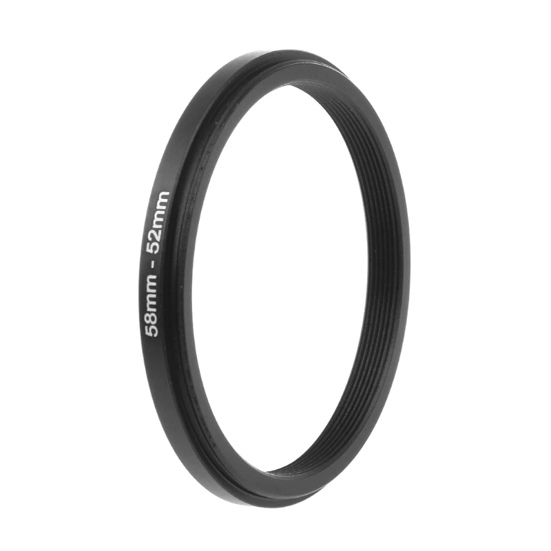 58mm To 52mm Metal Step Down Rings Lens Adapter Filter Camera Tool Accessory New