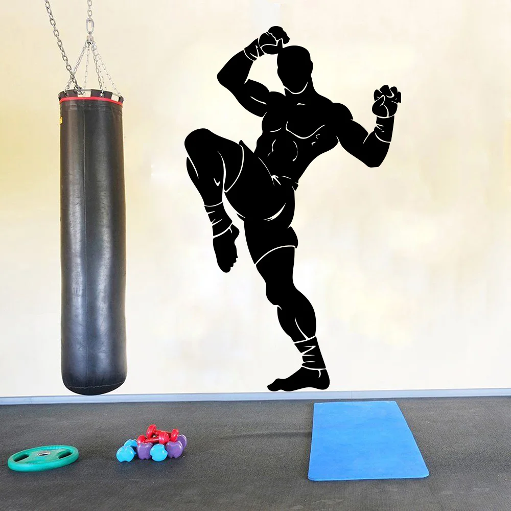 Large Fighter Martial Muay Thai Wall Decal Gym Workout Kickboxing Karate Taekwondo Boxing Sport Athlete Wall Sticker Vinyl Art
Large Fighter Martial Muay Thai Wall Decal Gym Workout Kickboxing Karate Taekwondo Boxing Sport Athlete Wall Sticker Vinyl Art