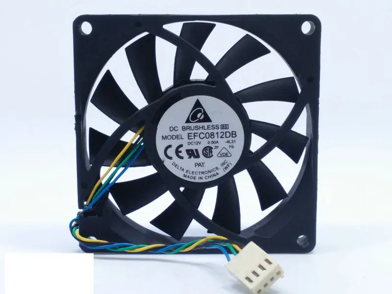 DELTA 8CM EFB0812HB EFB0812HHB EFB0812LB EFB0812MB EFC0812DB 80*80*15MM 12V cooling fan
DELTA 8CM EFB0812HB EFB0812HHB EFB0812LB EFB0812MB EFC0812DB 80*80*15MM 12V cooling fan