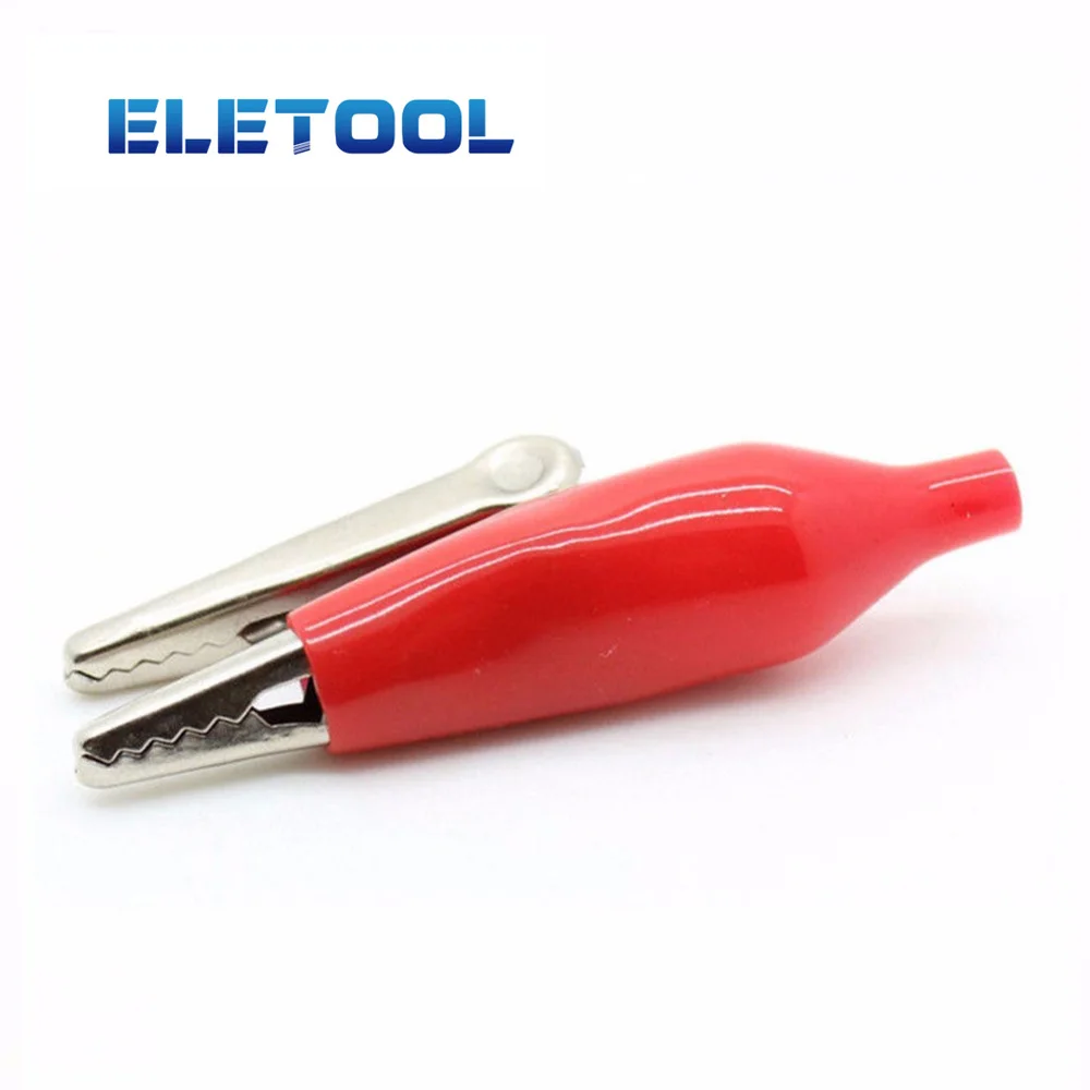 20pcs/lot 28MM Metal Alligator Clip G98 Crocodile Electrical Clamp for Testing Probe Meter Black and Red with Plastic Boot YM 36
20pcs/lot 28MM Metal Alligator Clip G98 Crocodile Electrical Clamp for Testing Probe Meter Black and Red with Plastic Boot YM 36