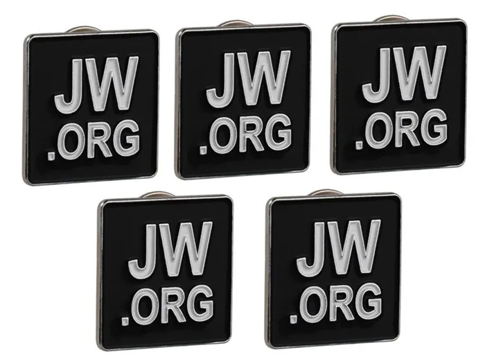 JW.ORG булавки для лацканов квадратные галстуков набор из 5 черных | Украшения и
