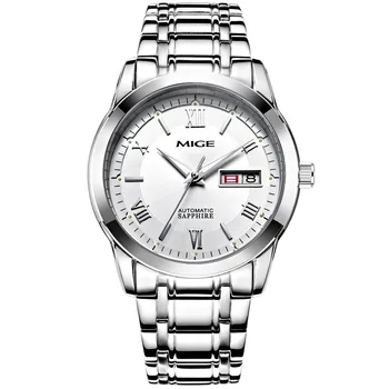 2018 New Real Rushed Relogio Masculino Mans Watches Steel Watchband White Black Watchface Automatic Waterproof Man Wristwatches
2018 New Real Rushed Relogio Masculino Mans Watches Steel Watchband White Black Watchface Automatic Waterproof Man Wristwatches
