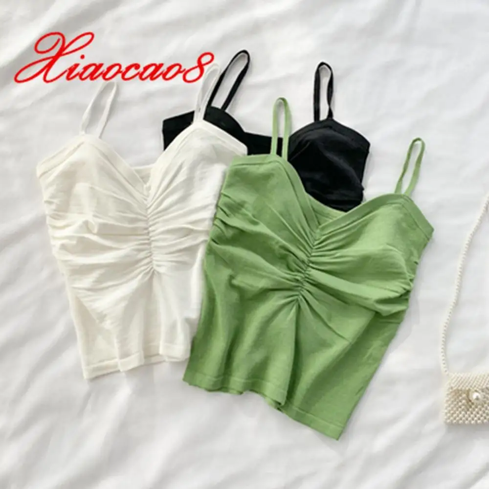 Summer Solid Casual Short Tops Women V Neck Knitted Cotton Elastic Tank Tops Fashion Women Underwear Top Mujer Women's T-shirts
Summer Solid Casual Short Tops Women V Neck Knitted Cotton Elastic Tank Tops Fashion Women Underwear Top Mujer Women's T-shirts