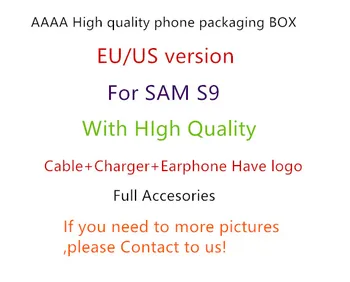 50Pcs/ High Quality US/EU Version Phone Paper Packaging Box Case For Samsung Galaxy S9 With Full Accessories
50Pcs/ High Quality US/EU Version Phone Paper Packaging Box Case For Samsung Galaxy S9 With Full Accessories