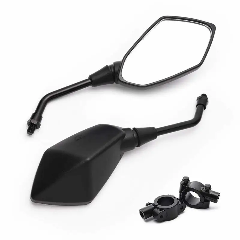 Universal Hawk-eye Motorcycle Convex Rear View Mirror - with 10mm Bolt, 7/8" Handle Bar Mount Clamp for Cruiser, Suzuki, Honda,
Universal Hawk-eye Motorcycle Convex Rear View Mirror - with 10mm Bolt, 7/8" Handle Bar Mount Clamp for Cruiser, Suzuki, Honda,