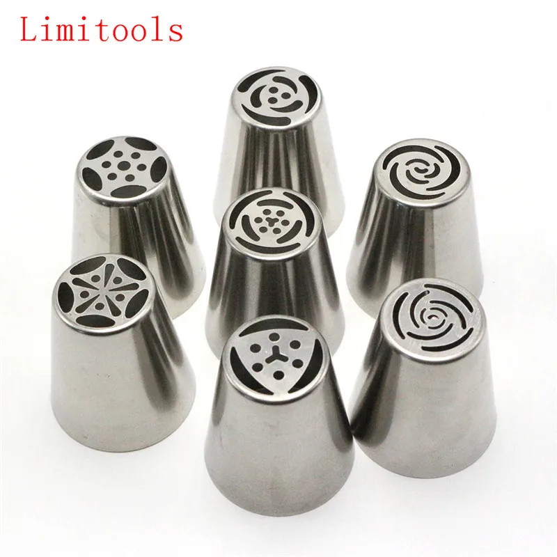 7PCS/set Stainless Steel Russian Tulip Icing Piping Nozzles Pastry Decoration Tips Cake Decoration Rose Kitchen Accessories Tool
7PCS/set Stainless Steel Russian Tulip Icing Piping Nozzles Pastry Decoration Tips Cake Decoration Rose Kitchen Accessories Tool
