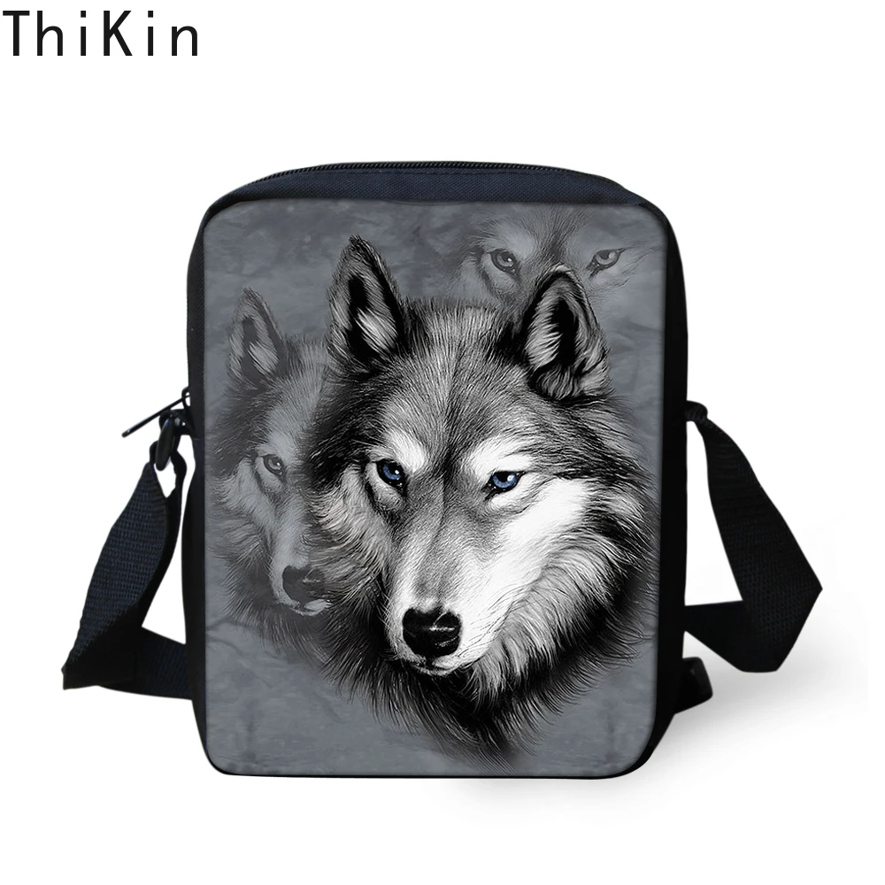 THIKIN Men Messenger Bags Cool Animals Wolf Shoulder Bag 3D Children Boys Crossbody Bags Mini Men's Travel Bag Handbag Dropping
THIKIN Men Messenger Bags Cool Animals Wolf Shoulder Bag 3D Children Boys Crossbody Bags Mini Men's Travel Bag Handbag Dropping