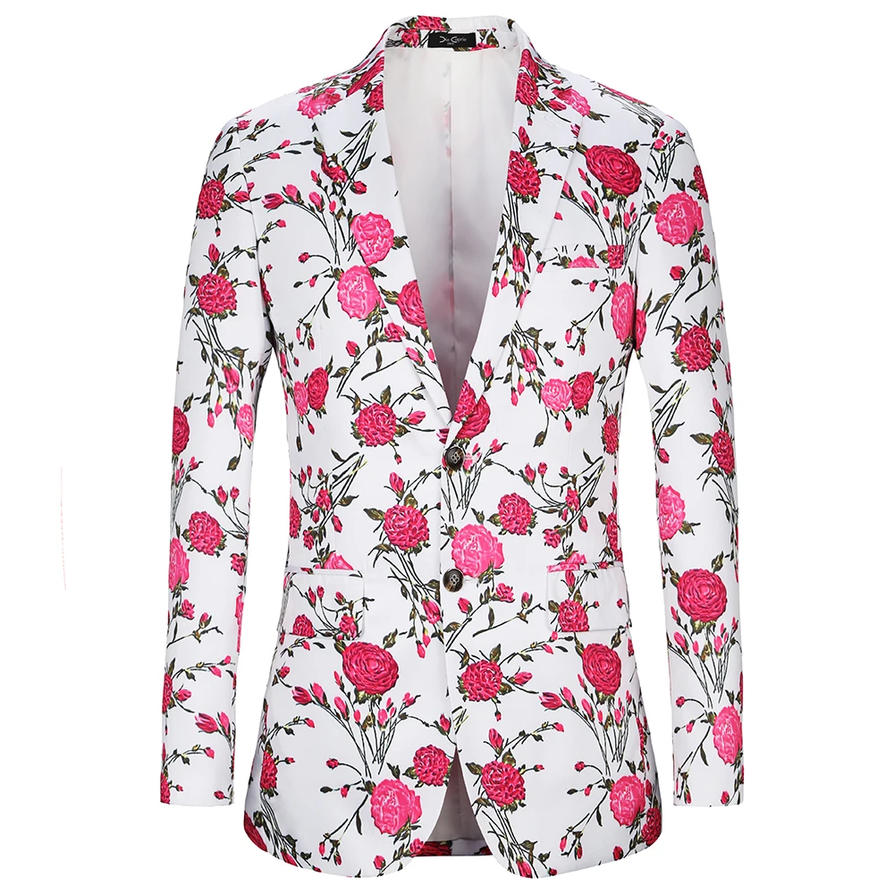 Toturn Casual Floral Men's Blazer 2017 New Year Fashion Jackets Men Blazer Men Christmas Male Blazers Euro Size Men's Costume
Toturn Casual Floral Men's Blazer 2017 New Year Fashion Jackets Men Blazer Men Christmas Male Blazers Euro Size Men's Costume