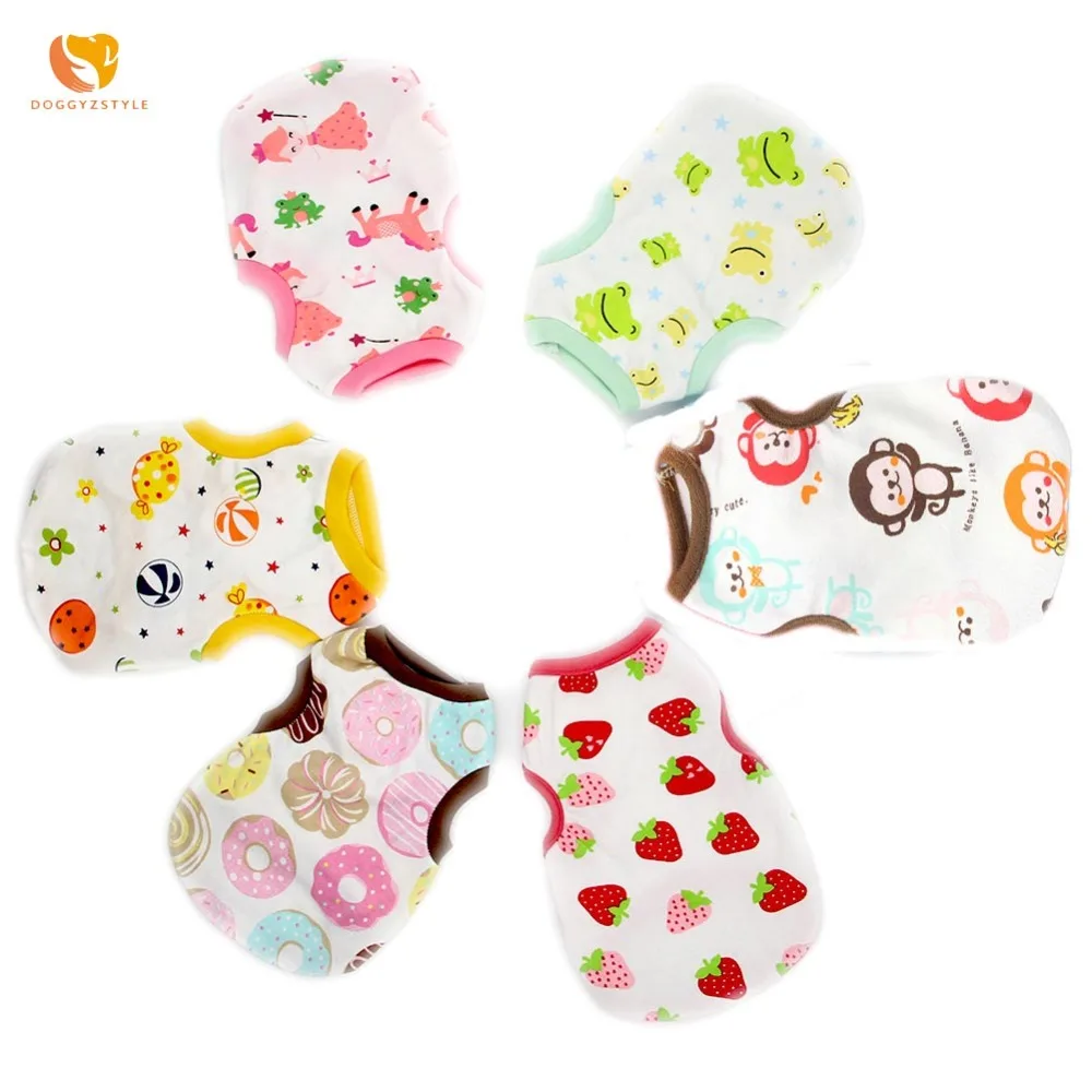 Summer Pet Dog Vest Clothes Cartoon Printed Puppy Breathable T Shirt For Small Medium Dogs Yorkshire Terrier Apparel DOGGYZSTYLE
Summer Pet Dog Vest Clothes Cartoon Printed Puppy Breathable T Shirt For Small Medium Dogs Yorkshire Terrier Apparel DOGGYZSTYLE