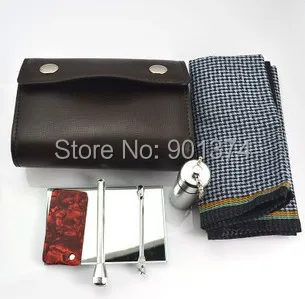 Snuff Kit and Snorting Set in a leather wallet , (Sniff Bottle,Spoon,Mirror,7parts)-free shipping
Snuff Kit and Snorting Set in a leather wallet , (Sniff Bottle,Spoon,Mirror,7parts)-free shipping