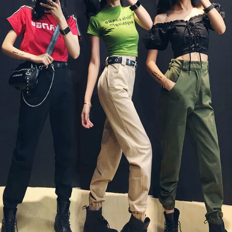 Women Cargo Pants Ladies Baggy Boyfriend Handsome Hip Hop Straight Trousers
Women Cargo Pants Ladies Baggy Boyfriend Handsome Hip Hop Straight Trousers