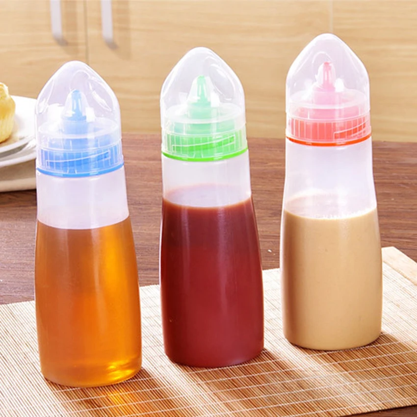 Plastic Gravy Boats Transparent Condiment Kettle Ketchup Mustard Mayo Squeeze Bottle Sauces Olive Oil Container With Seal Lid
Plastic Gravy Boats Transparent Condiment Kettle Ketchup Mustard Mayo Squeeze Bottle Sauces Olive Oil Container With Seal Lid
