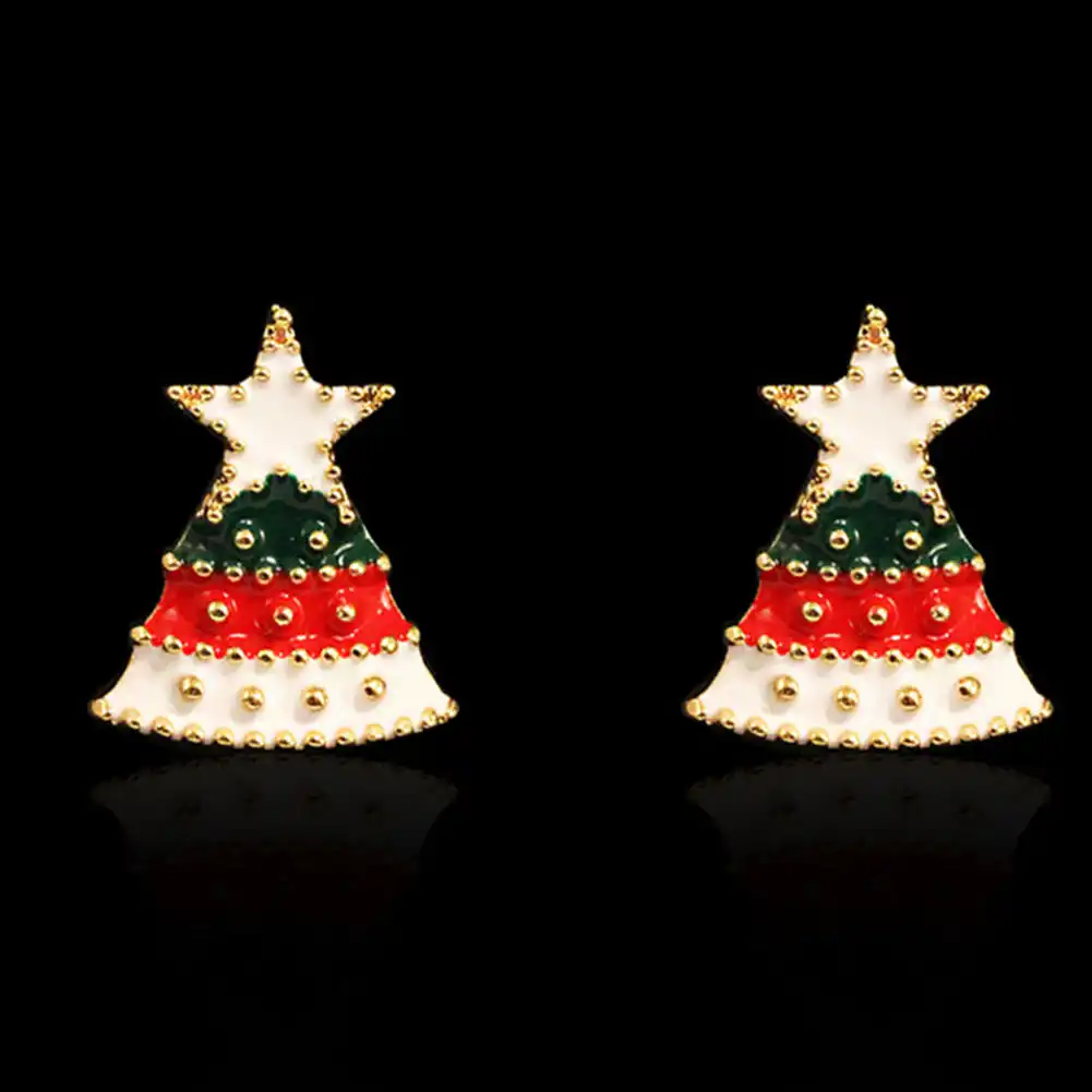 cute christmas earrings christmas tree earring holiday gifts for