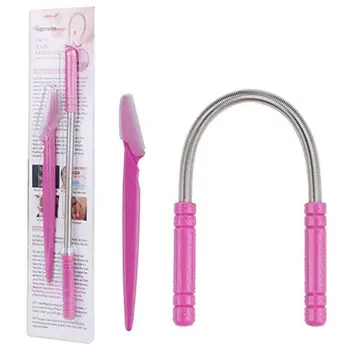 BAILI 2pcs/Set Beauty Tools Portable Eyebrow Tweezers Shaver + Spring Face Hair Remover Razor
BAILI 2pcs/Set Beauty Tools Portable Eyebrow Tweezers Shaver + Spring Face Hair Remover Razor
