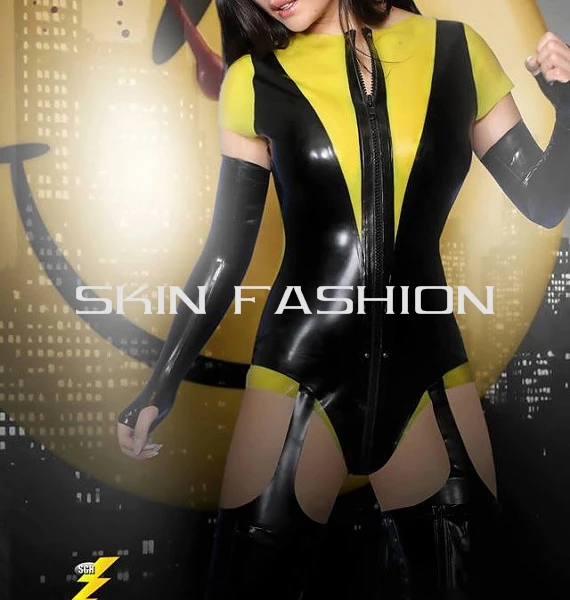 Free shipping !! Women new style tights latex one-piece jumpsuits(not including gloves&stockings)
Free shipping !! Women new style tights latex one-piece jumpsuits(not including gloves&stockings)