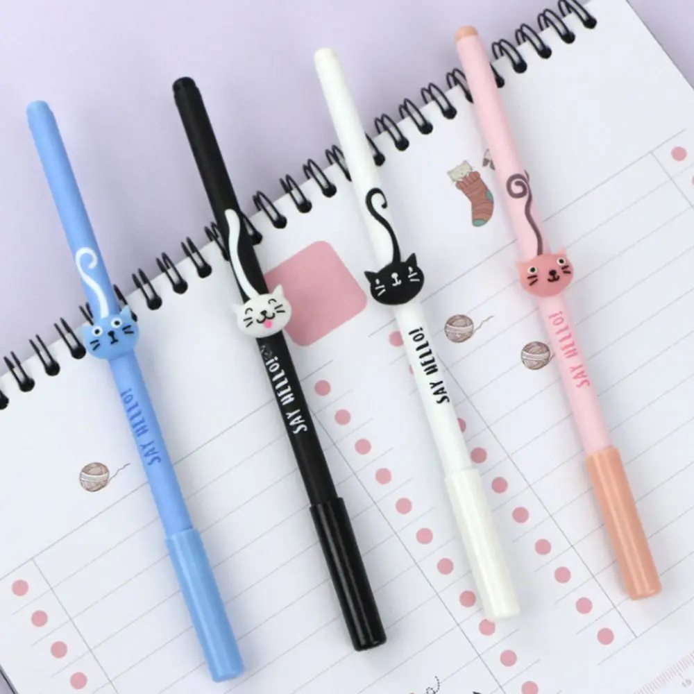 1PC Fashion 0.5mm Kawaii Novelty Cartoon Cat Plastic Gel Pen Cute Students Stationery Office School Supplies
1PC Fashion 0.5mm Kawaii Novelty Cartoon Cat Plastic Gel Pen Cute Students Stationery Office School Supplies