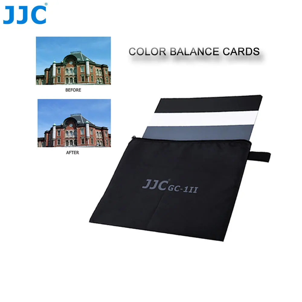 JJC Water Resistant Color Balance Cards Camera Accurate Color Balancing Tool Digital White 18% Neutral Gray Black Card
JJC Water Resistant Color Balance Cards Camera Accurate Color Balancing Tool Digital White 18% Neutral Gray Black Card