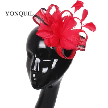 red sinamay fascinator headwear with silk ribbon event bridal hair accessories millinery cocktail hats or Multiple colors MYQ001
red sinamay fascinator headwear with silk ribbon event bridal hair accessories millinery cocktail hats or Multiple colors MYQ001