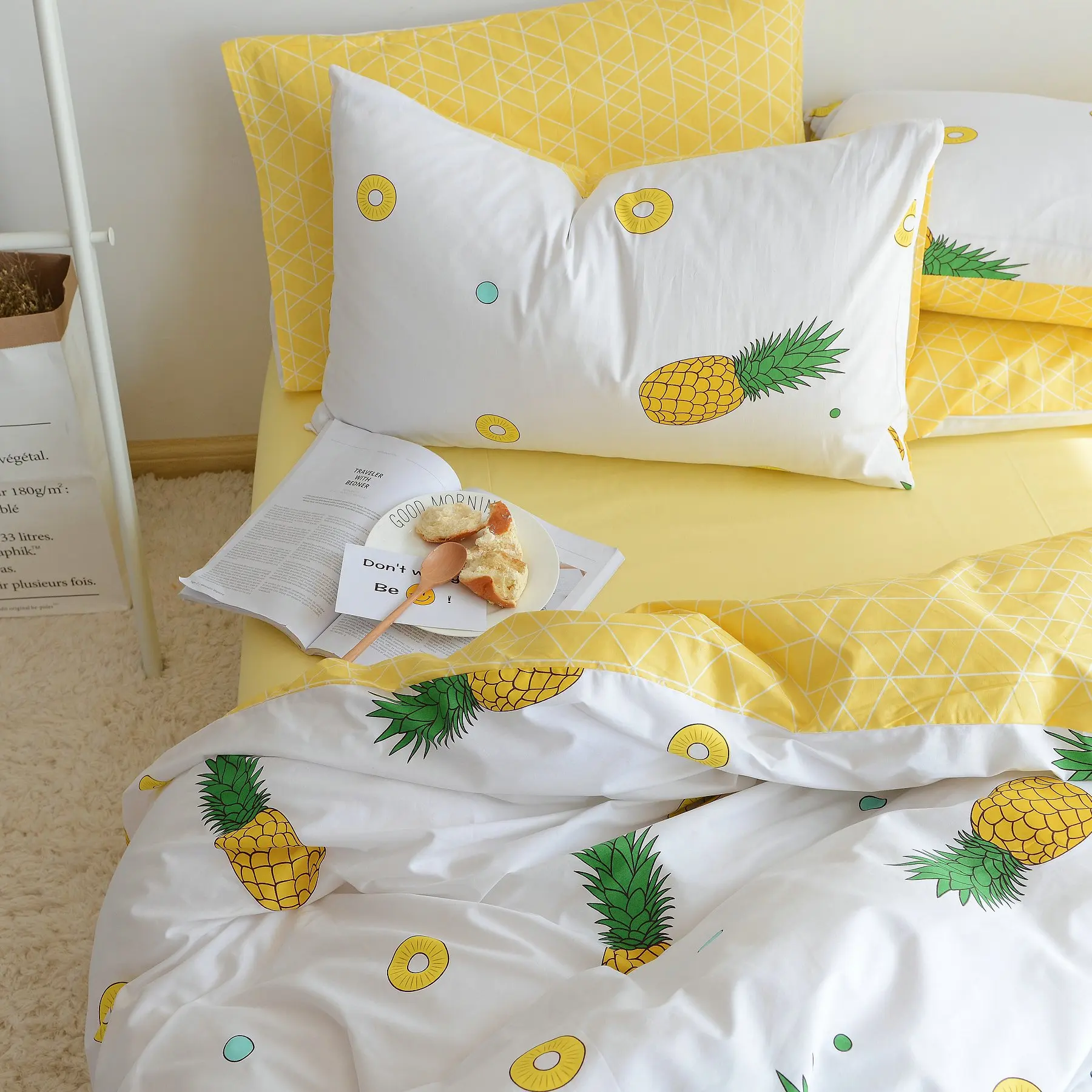 concise sweetly style 4pcs bedding sets cute cartoon cotton bed kit twin queen king size duvet cover pillowcase flat sheet
concise sweetly style 4pcs bedding sets cute cartoon cotton bed kit twin queen king size duvet cover pillowcase flat sheet