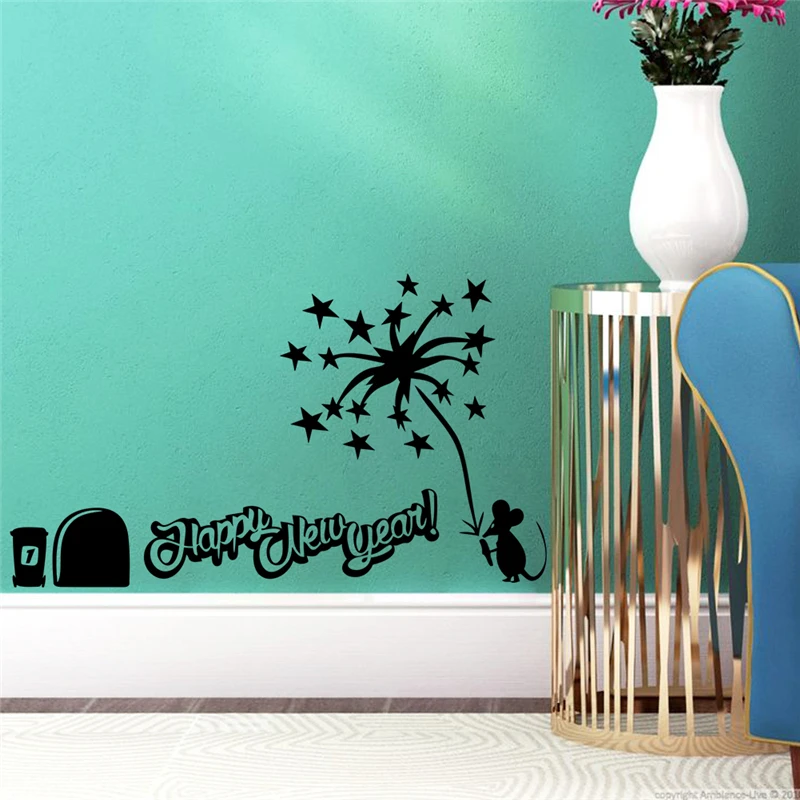 tiny mouse hole happy new year letters vinyl wall stickers living room wall art animals decorations diy black decals
tiny mouse hole happy new year letters vinyl wall stickers living room wall art animals decorations diy black decals