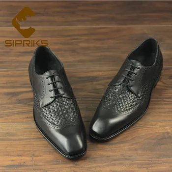 Sipriks Imported Italian Genuine Leather Black Hollow Dress Shoes Square Toe Sewing Welted Shoes Boss Mens Suits Gents Social 44
Sipriks Imported Italian Genuine Leather Black Hollow Dress Shoes Square Toe Sewing Welted Shoes Boss Mens Suits Gents Social 44
