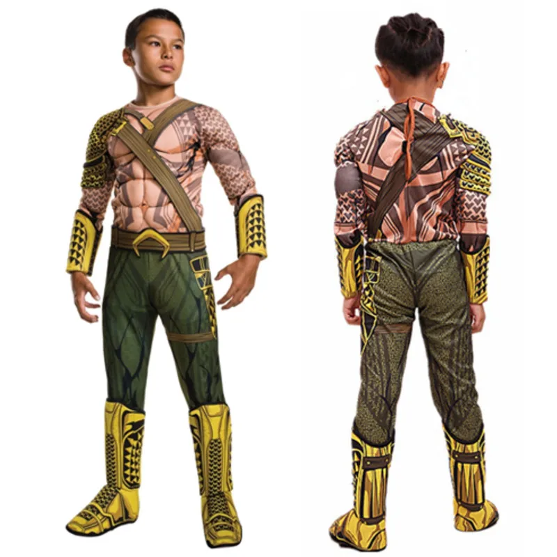Superhero Deluxe Child Muscle Cosplay Dress-up Dawn of Justice Aquaman Halloween Costume Boys DC Justice League Neptune Cosplay
Superhero Deluxe Child Muscle Cosplay Dress-up Dawn of Justice Aquaman Halloween Costume Boys DC Justice League Neptune Cosplay