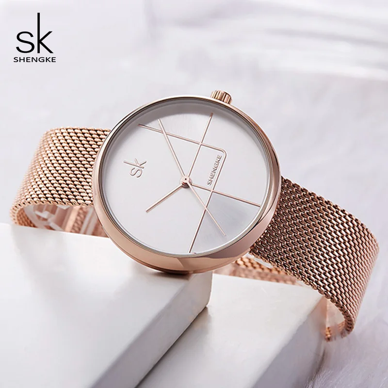 Shengke Ladies Fashion Wrist Watch Rose Gold Bracelet Watches Reloj Mujer 2019 New Luxury Steel Quartz Watch For Women #K0105
Shengke Ladies Fashion Wrist Watch Rose Gold Bracelet Watches Reloj Mujer 2019 New Luxury Steel Quartz Watch For Women #K0105