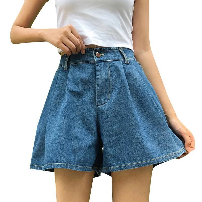 New Fashion Summer Women Denim Shorts Jeans Hight Waist Ladies Shorts with Pocket Blue Casual Femininos Jeans Short Plus Size
New Fashion Summer Women Denim Shorts Jeans Hight Waist Ladies Shorts with Pocket Blue Casual Femininos Jeans Short Plus Size