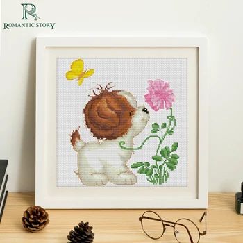 Embroidery,Paintings,Needlework,Cross stitch kits,dog,Naughty puppy,DIY Cross-stitch,thread embroidery,Romantic Story 2058
Embroidery,Paintings,Needlework,Cross stitch kits,dog,Naughty puppy,DIY Cross-stitch,thread embroidery,Romantic Story 2058