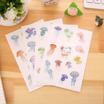 4sheets/pack Cute DIY Jellyfish Art Flakes Transparent Sticker Scrapbooking Diary Planner School and office supply Free Shipping
4sheets/pack Cute DIY Jellyfish Art Flakes Transparent Sticker Scrapbooking Diary Planner School and office supply Free Shipping
