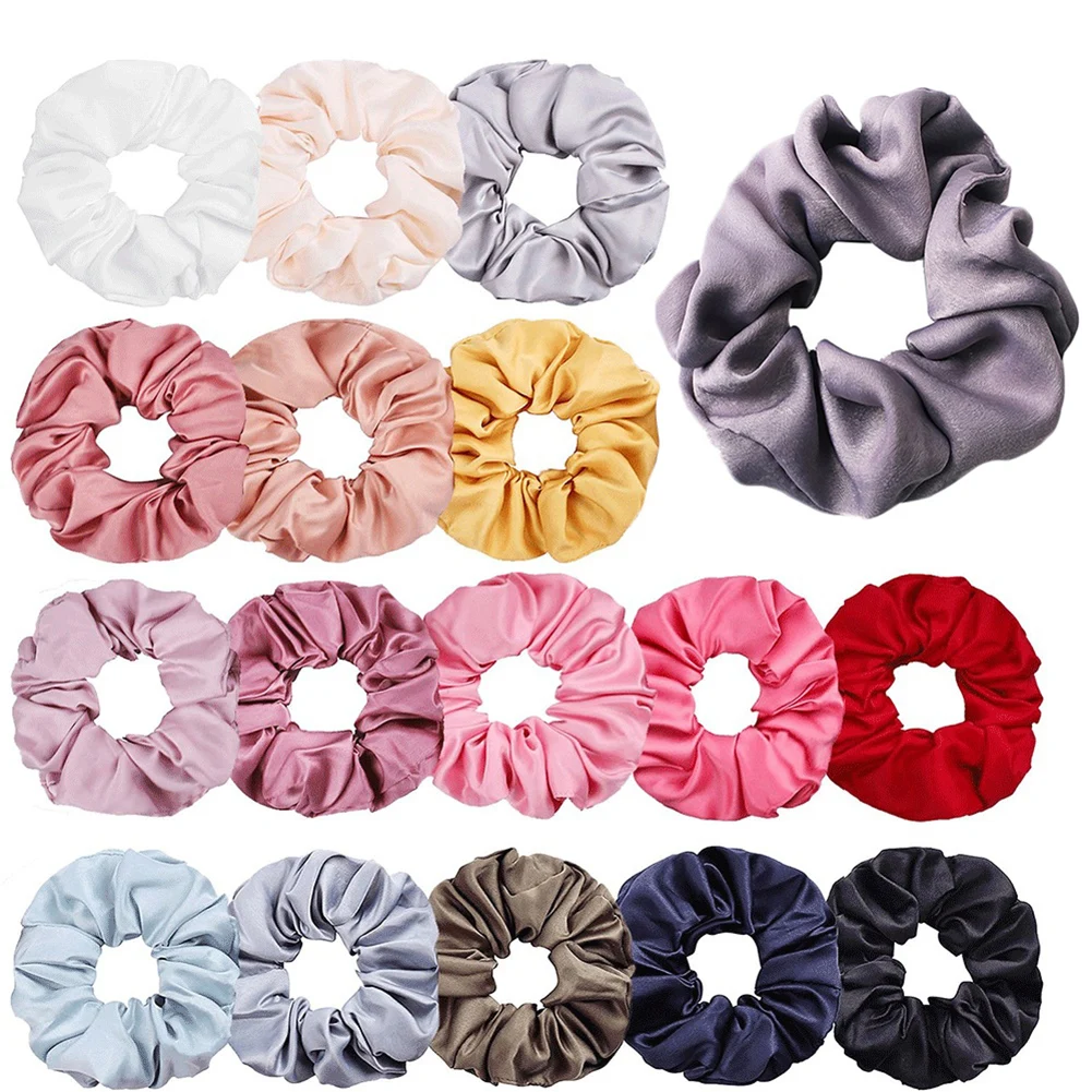 1PC Silky Satin Solid Hair Scrunchies Hair Accessories Elastic Hair Bands Women Girls Luxury Elegant Ponytail Hair Tie Rope Ring
1PC Silky Satin Solid Hair Scrunchies Hair Accessories Elastic Hair Bands Women Girls Luxury Elegant Ponytail Hair Tie Rope Ring