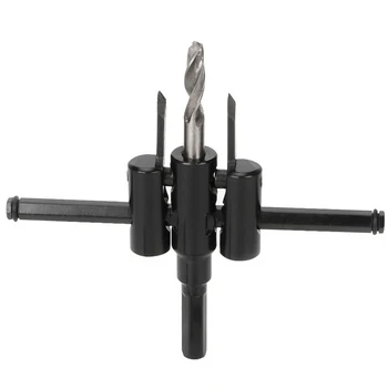 Adjustable Aircraft Type Cutter Cordless Woodworking Tools Wood Circle Hole Saw Drill Bit Set Hope Opener 120 200 300mm
Adjustable Aircraft Type Cutter Cordless Woodworking Tools Wood Circle Hole Saw Drill Bit Set Hope Opener 120 200 300mm