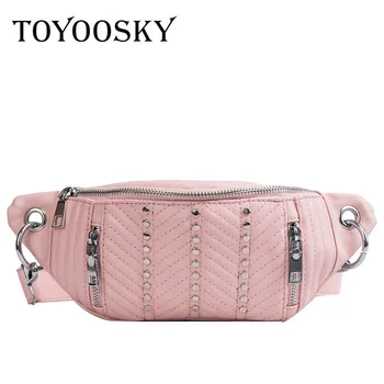 TOYOOSKY 2019 New Fashion Waist Bag Women Fanny Packs Luxury Leather Belt Chest Handbag High Quality Rivet Shoulder Bag
TOYOOSKY 2019 New Fashion Waist Bag Women Fanny Packs Luxury Leather Belt Chest Handbag High Quality Rivet Shoulder Bag