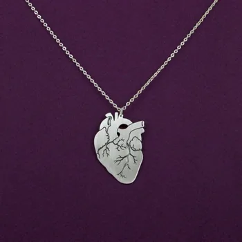 Wholesale Anatomical heart gold necklace - cardiology pendant - medical - biology necklace free ship 12pcs/lot
Wholesale Anatomical heart gold necklace - cardiology pendant - medical - biology necklace free ship 12pcs/lot