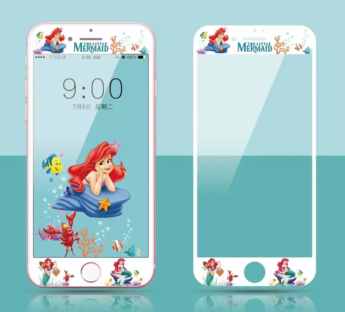 9H Tempered Glass For iphone 6 6s 7 8Plus Screen Protector Mermaid Alice Princess Rapunzel My Melody Pattern
9H Tempered Glass For iphone 6 6s 7 8Plus Screen Protector Mermaid Alice Princess Rapunzel My Melody Pattern