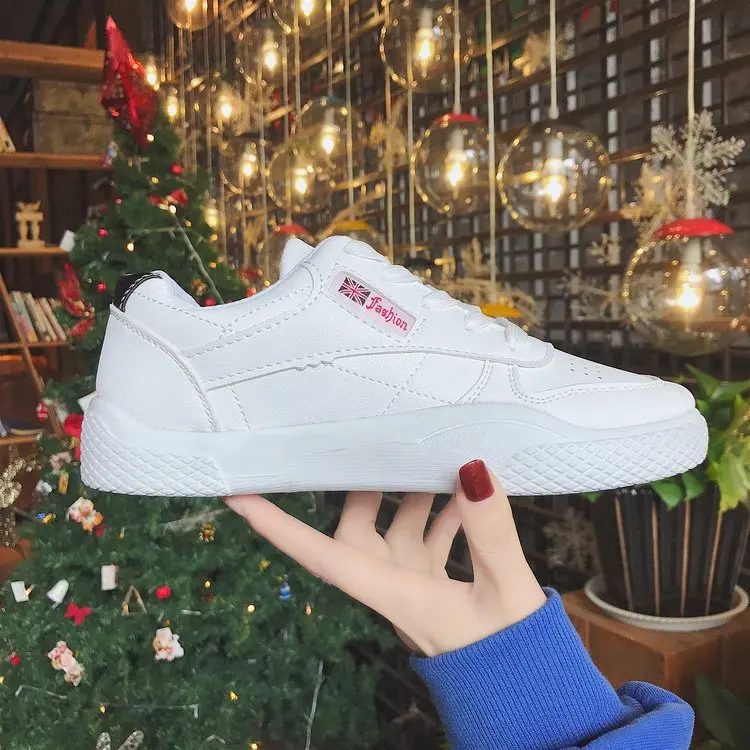 Women White Sneakers 2019 New Spring Fashion Casual Shoes Woman Comfortable Breathable Flats Platform Sneakers
Women White Sneakers 2019 New Spring Fashion Casual Shoes Woman Comfortable Breathable Flats Platform Sneakers