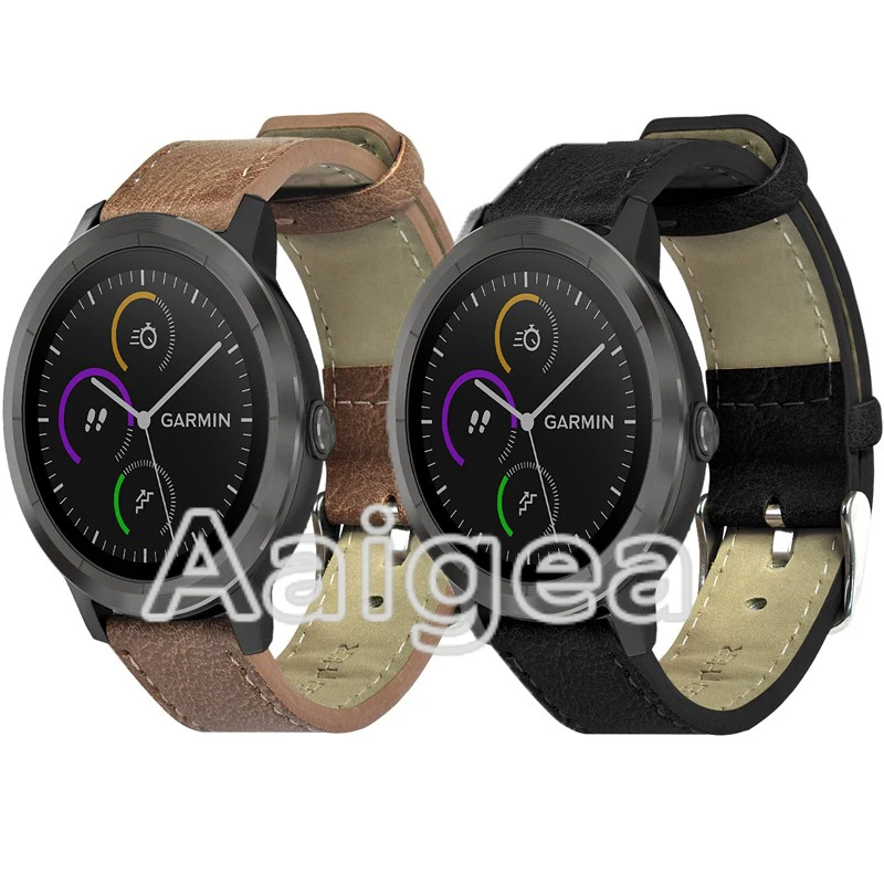 leather strap garmin vivoactive 3