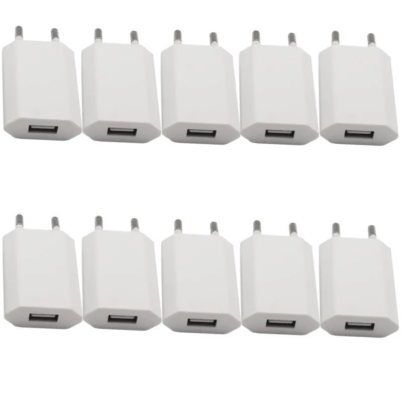 10PCS/Lot Travel Wall Charging Charger Power Adapter USB AC EU/USA Plug For Apple iPhone 8 7 6 6s plus 5 5S SE 5C 4 4S 3GS iPod
10PCS/Lot Travel Wall Charging Charger Power Adapter USB AC EU/USA Plug For Apple iPhone 8 7 6 6s plus 5 5S SE 5C 4 4S 3GS iPod