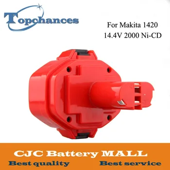 High Quality 14.4V 2000mAh NI-CD Power Tool Battery For MAKITA 14.4V Battery For Makita 1422,1420,192600-1, 193985-8, 194172-2
High Quality 14.4V 2000mAh NI-CD Power Tool Battery For MAKITA 14.4V Battery For Makita 1422,1420,192600-1, 193985-8, 194172-2