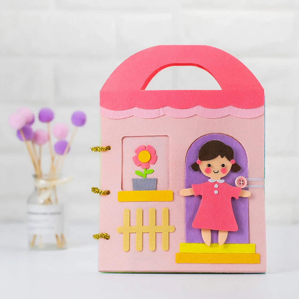 Kids Cloth Book Toys DIY Parent-child Interaction Manual Toys Intelligence Kid Early Education Development Children's Crafts Toy
Kids Cloth Book Toys DIY Parent-child Interaction Manual Toys Intelligence Kid Early Education Development Children's Crafts Toy