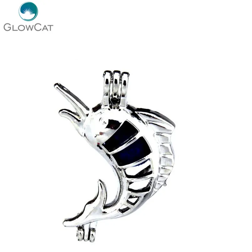 K203 5pcs/lot Narwhale Pearl Cage -Silver Dolphin Locket Pendant Fairytale Party Essential Oil Diffuser
K203 5pcs/lot Narwhale Pearl Cage -Silver Dolphin Locket Pendant Fairytale Party Essential Oil Diffuser
