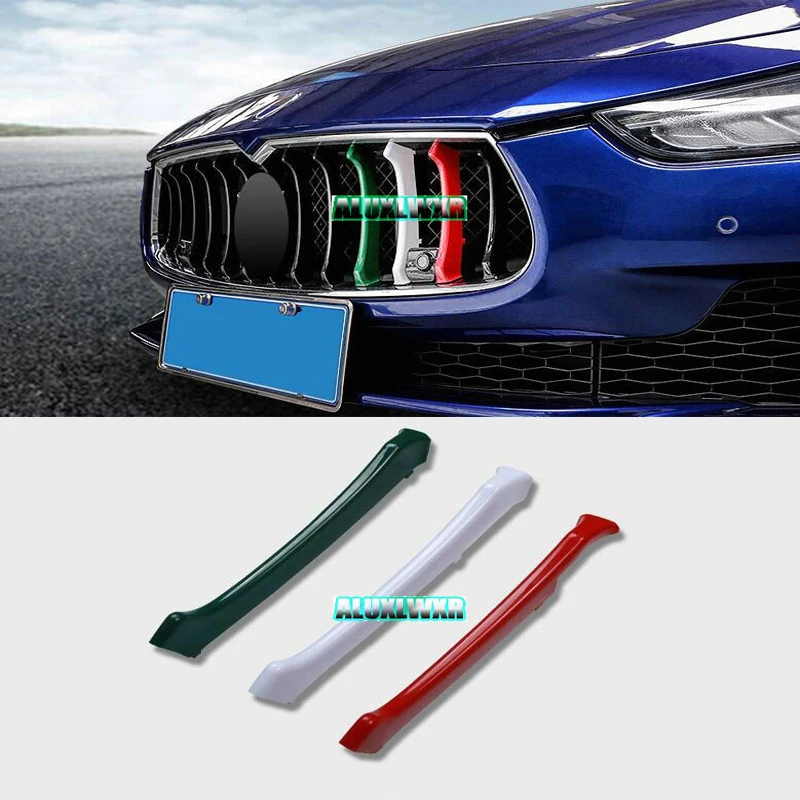 3 colors 3D car-styling Front Grille Grills Trim Strips Cover performance Decoration Stickers for 2014 to 2016 maserati ghibli
3 colors 3D car-styling Front Grille Grills Trim Strips Cover performance Decoration Stickers for 2014 to 2016 maserati ghibli