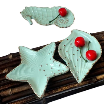 Ceramic Plate Dinner Plates Sets Mini Dish Ocean Series Tray Platos Dish Small Plates Soap Box Starfish Sushi Dish Assiette 3pcs
Ceramic Plate Dinner Plates Sets Mini Dish Ocean Series Tray Platos Dish Small Plates Soap Box Starfish Sushi Dish Assiette 3pcs